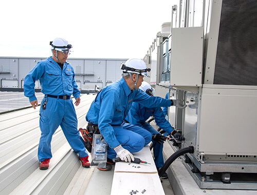 動力設備 試運転調整作業